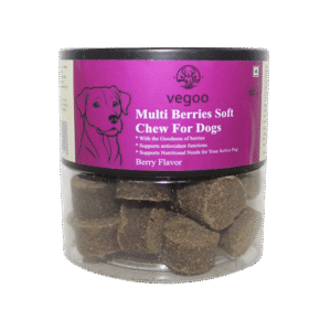 vegoo Multi Berries Soft Chew Dog Treat - 120 g