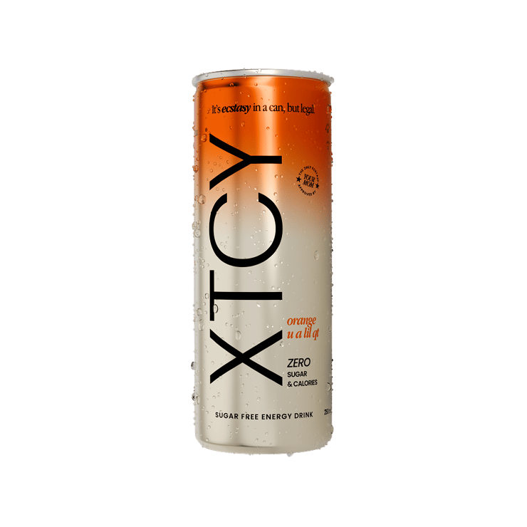 XTCY Orange u a lil qt Energy Drink