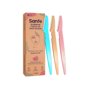 Sanfe Reusable Eyebrow Touch Up Face Razor - 3 pieces