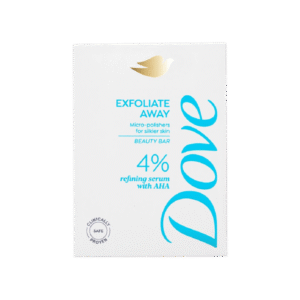 Dove 4% Refining Serum + AHA Exfoliate Away Serum Soap Bar - 125 g