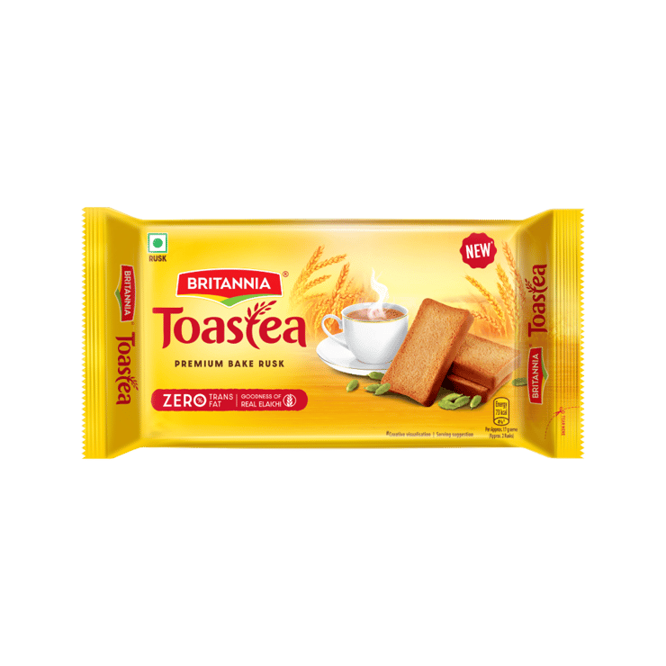 Britannia Toastea Premium Bake Rusk (250 g) - 250 g