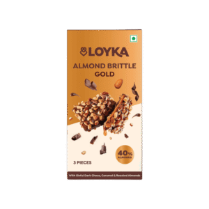 Loyka Almond Brittle Gold Milk Chocolate Pack - 43.5 g