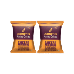 Cornitos Cheese & Herbs Nachos - Pack of 2 - 2 x 150 g