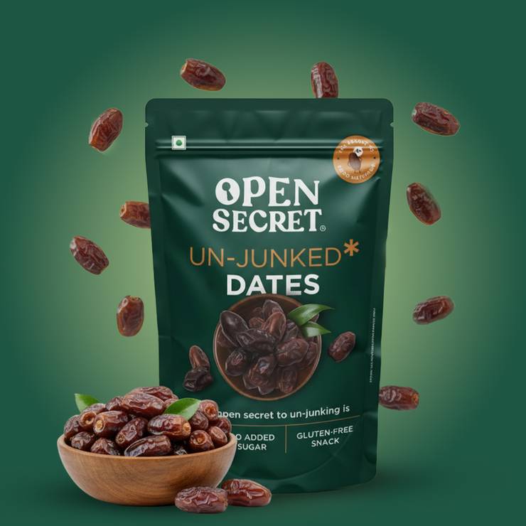 Open Secret Un-Junked Dates (Laal Khajur) - 400 g