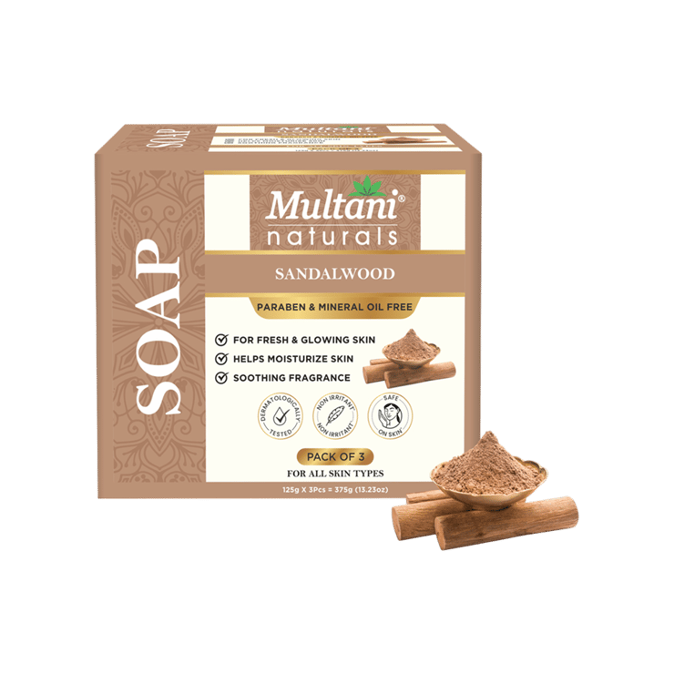 Multani Naturals Sandalwood Soap - 375 g