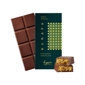 Le Pure Dubai Pistachio Kunafa Chocolate Bar - 96 g