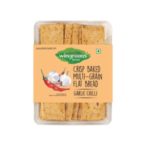 Wingreens Farms Flatbread, Garlic Chilli - 100 g