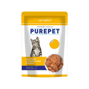 PurePet Tuna&Chicken Liver Gravy Adult Wet Cat Food - 50 g