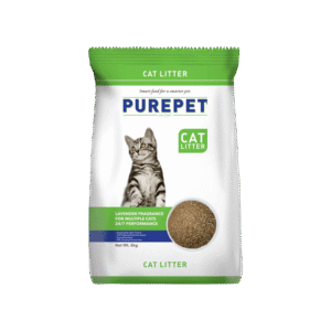 PurePet Clumping Lavender Fragrance Cat Litter - 5 kg