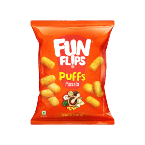 Fun Flips Baked & Crunchy Masala Puffs - 85 g