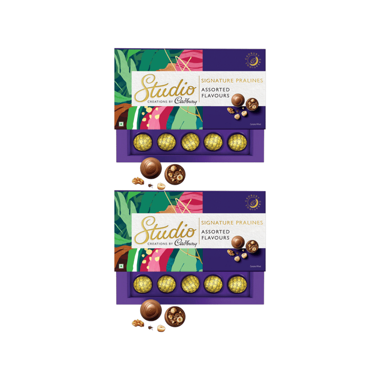 Cadbury Studio Assorted Flavours Signature Pralines?Chocolate Gift Pack - 2 x 234 g