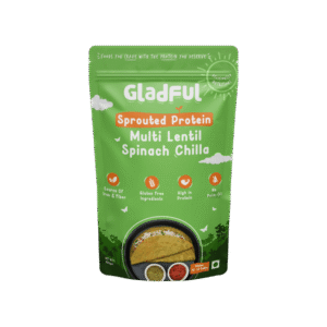 Gladful Multi Lentil Spinach Chilla Mix - 200 g