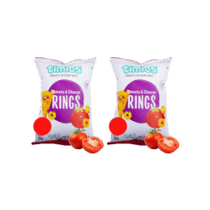 Timios Tomato & Cheese Ring Puffs - Pack of 2
