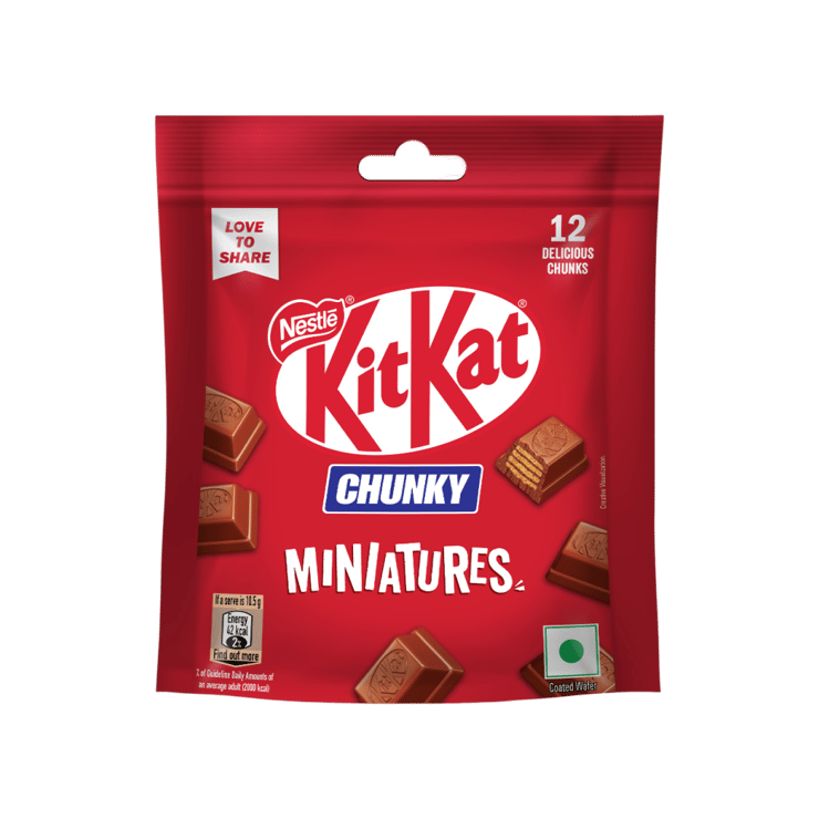 Nestle KitKat Chunky Miniatures Pack - 126 g