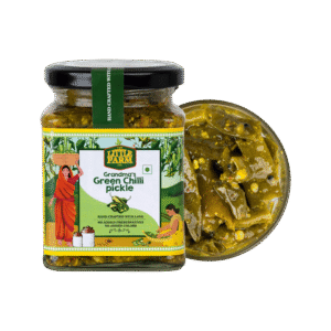 The Little Farm Co. Green Chilli Pickle - 250 g