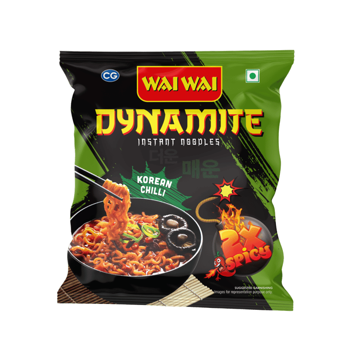Wai Wai Dynamite Korean Chilli Instant Noodles - 100 g