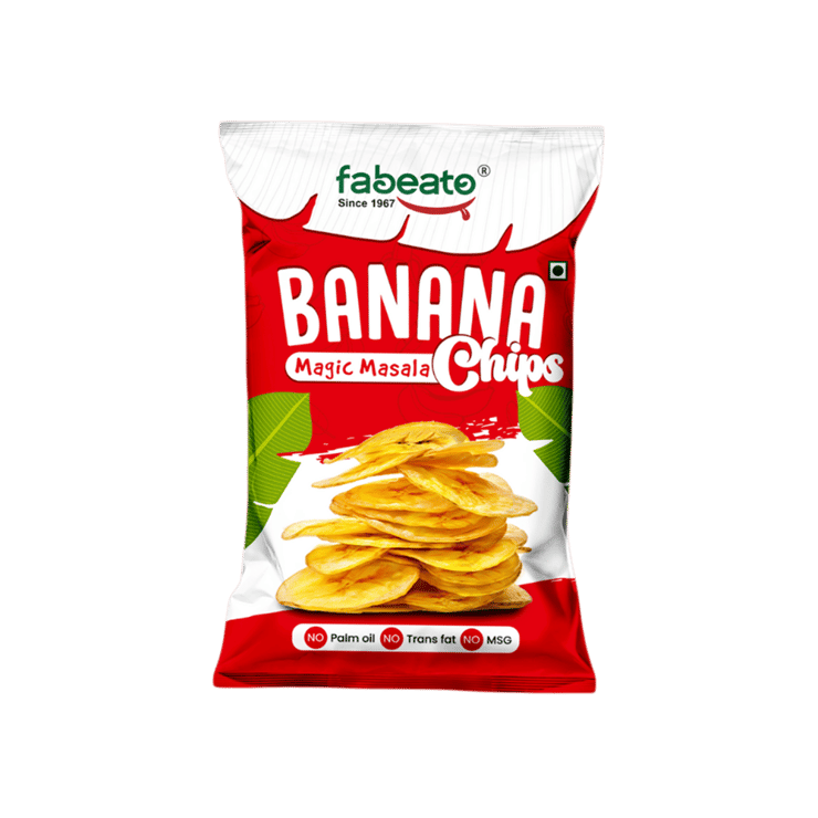Fabeato Magic Masala Banana Chips - 2 x 60 g