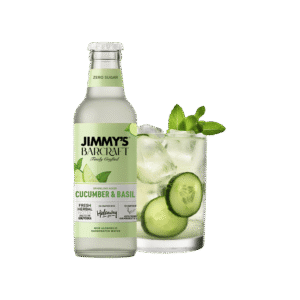 Jimmy's Barcraft Zero Sugar Sparkling Drink Mixer (Cucumber & Basil)