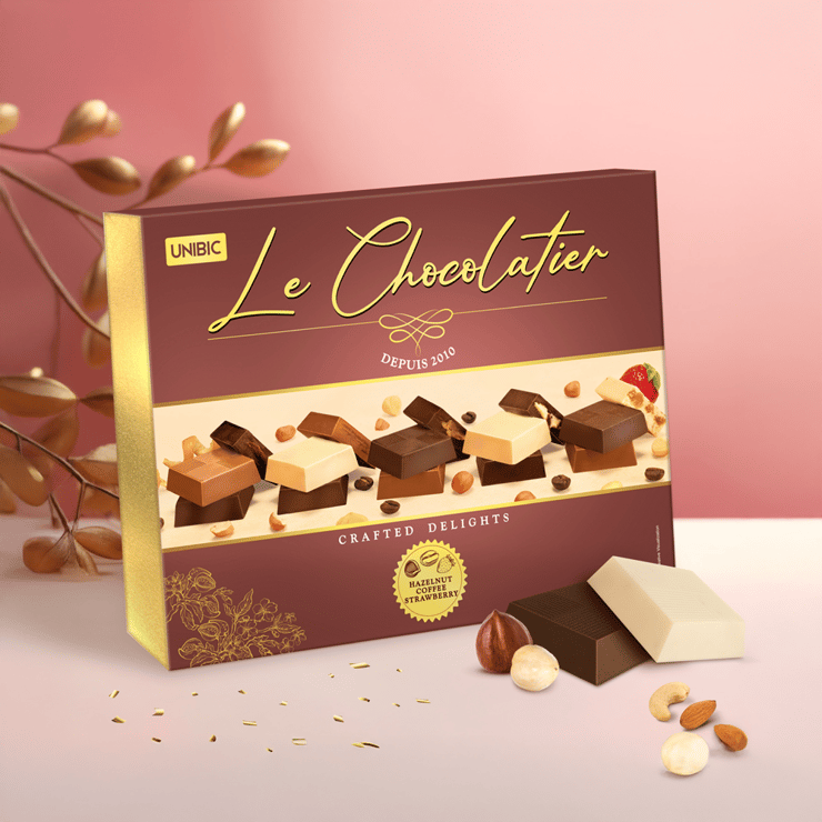 Unibic Le Chocolatier Assorted Chocolate Gift Pack - 168 g