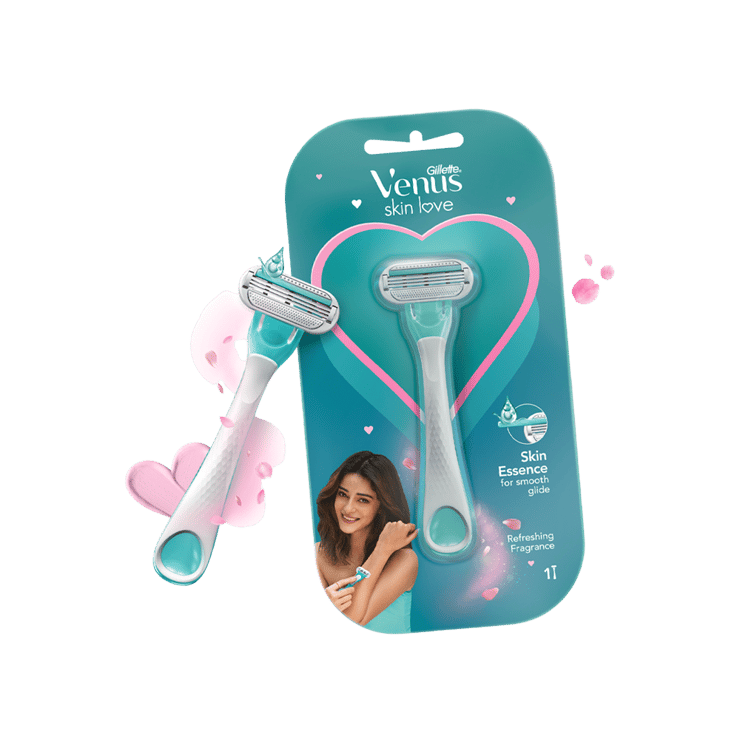 Gillette Venus Skin Love Disposable Women's Razor (Blue) - 1 unit