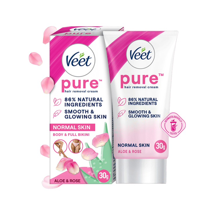 Veet Aloe & Rose Normal Skin Hair Removal Cream - 30 g