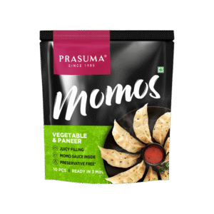 Prasuma Veg and Paneer Momos - 10 pieces