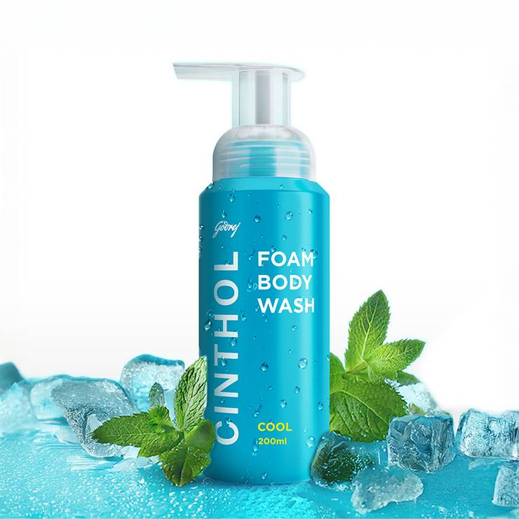 Cinthol Cool Aqua Foaming Body Wash - 200 ml