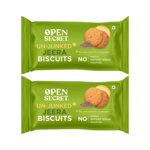 Open Secret Zero Maida Healthy Millet Biscuit - Jeera - Pack of 2