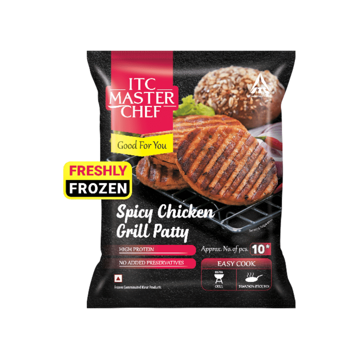 ITC Master Chef Spicy Grill Chicken Burger Patty - 520 g