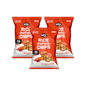 BRB Peri Peri Rice Popped Chips - Pack of 3 - 3 x 48 g
