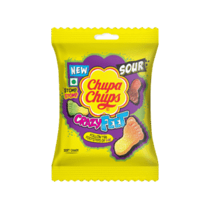 Chupa Chups Sour Crazy Feet Assorted Soft Candy - 93 g