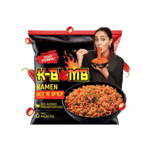 Too Yumm K-Bomb Ramen Hot n Spicy Instant Noodles - 79 g