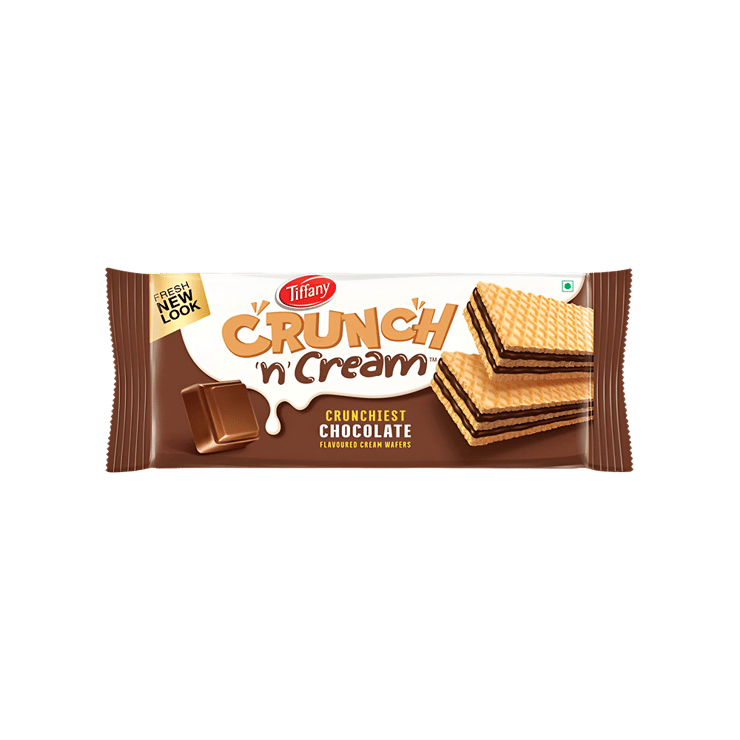 Tiffany Crunch n Cream Wafer Bar - Chocolate - 135 g