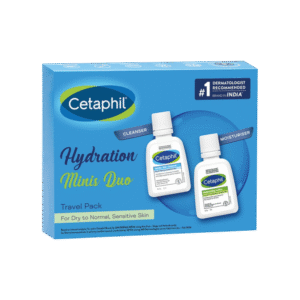 Cetaphil Hydration Mini Travel Kit Gentle Face Wash & Moisturizer - 50 ml (2 x 25 ml)