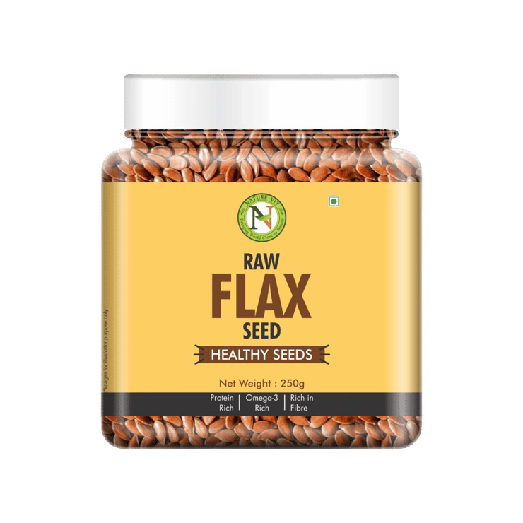Nature Vit Raw Flax Seeds Alsi - 250 g