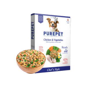 PurePet Fresh Chicken & Veggie Dog Wet Food - 300 g