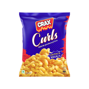 Crax Curls Chatpata Masala Puffs Snacks - 82 g