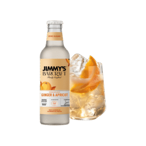 Jimmy's Barcraft Zero Sugar Sparkling Drink Mixer (Ginger & Apricot)