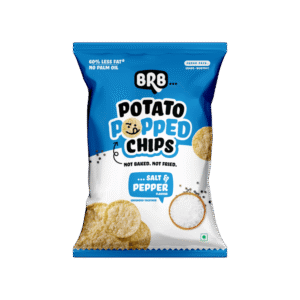 BRB Potato Popped Chips (Salt & Pepper Flavour) - 48 g