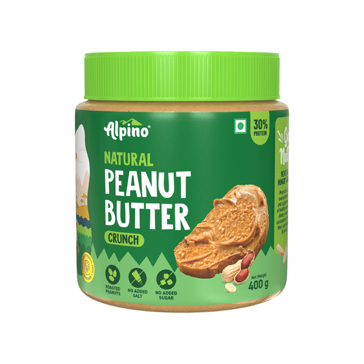 Alpino Crunchy Peanut Butter - 400 g