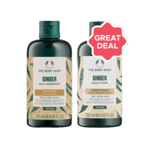 The Body Shop Ginger Shampoo +  Ginger Scalp Care Conditioner Combo - 250 ml + 250 ml