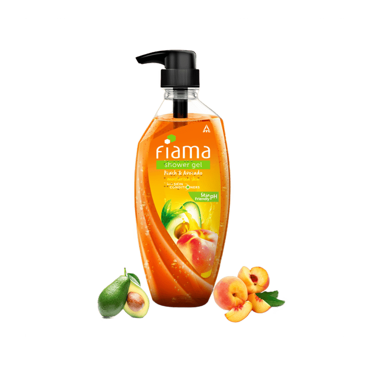 Fiama Peach & Avocado Shower Gel (With Skin Conditioners) - 500 ml