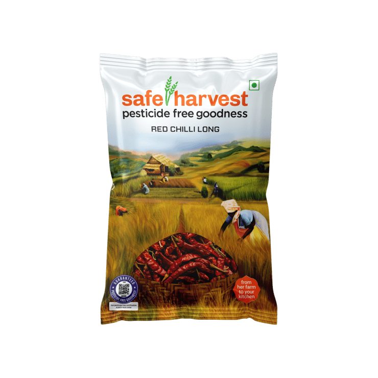 Safe Harvest Pesticide-Free Chilli Whole - 200 g