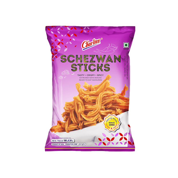 Charliee Schezwan Soya Sticks - 170 g