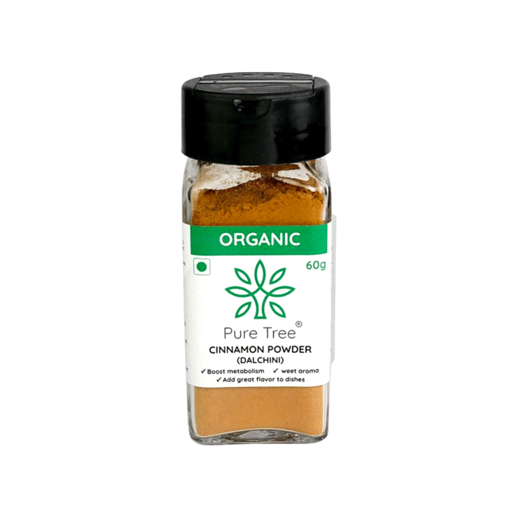 Pure Tree Certified Organic Cinnamon Powder - 60 g