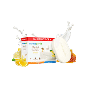 Mamaearth Vitamin C Moisturizing Lotion Soap - 4 x 125 g