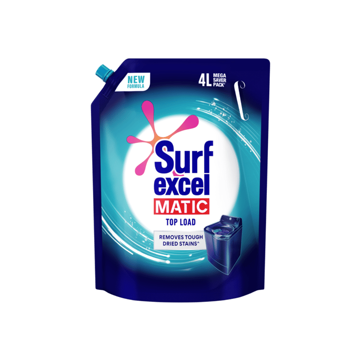 Surf Excel Matic Top Load Liquid Detergent - 4 ltrs - 4 ltr