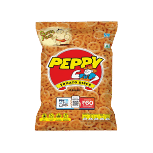 Peppy Tomato Discs Crisps - 55 g