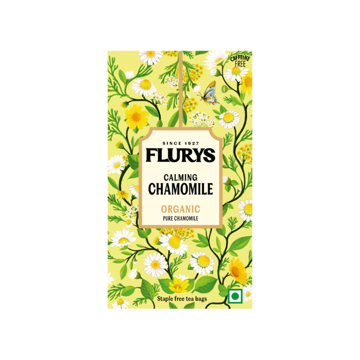 Flurys Pure Chamomile Organic Tea Bags - 20 units
