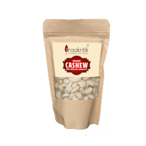 Praakritik Organic Cashews Raw Unsalted, Unroasted - 200 g